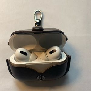 Dark Brown Leather AirPod Pro Case